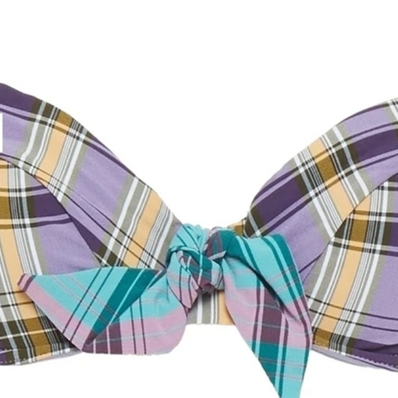 Maison LEJABY Madras Bikini Bathing Suir Sz L NWT - Picture 5 of 16